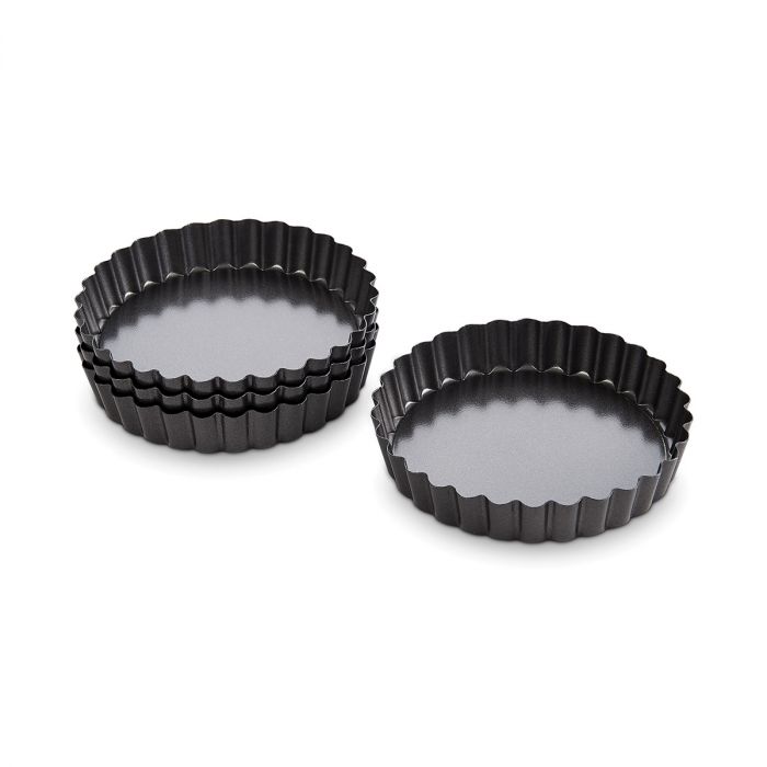 BAKING NON-STICK ROUND QUICHE PAN 4.25IN