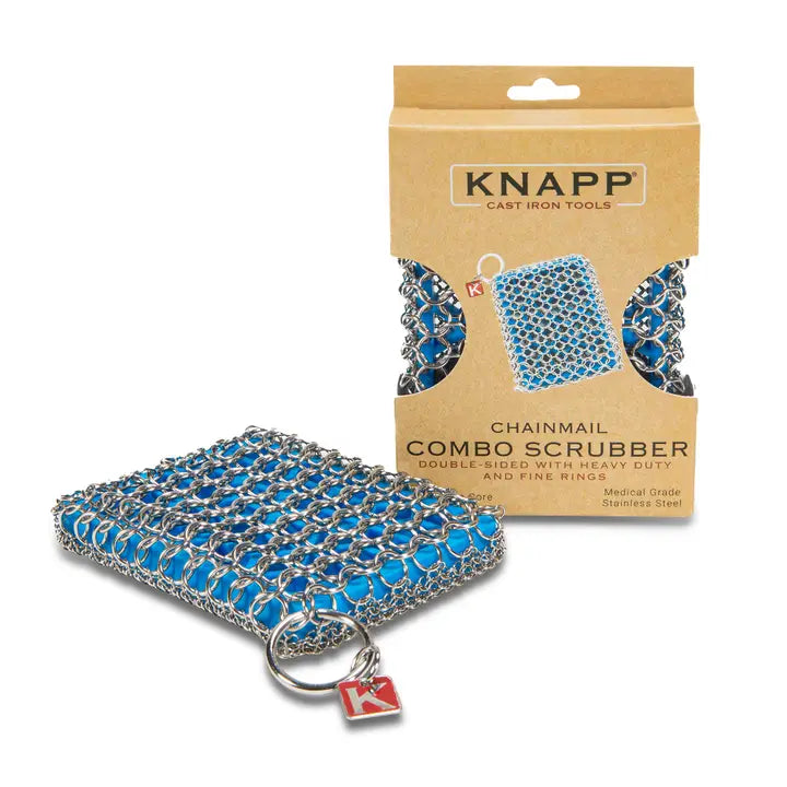 KNAPP CHAINMAIL COMBO SCRUBBER W/SILICONE CORE