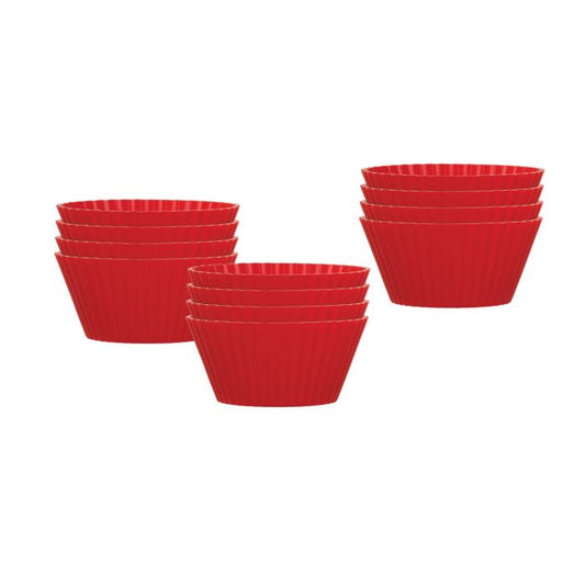 MRS ANDERSON'S SILICONE MUFFIN CUPS SET/12