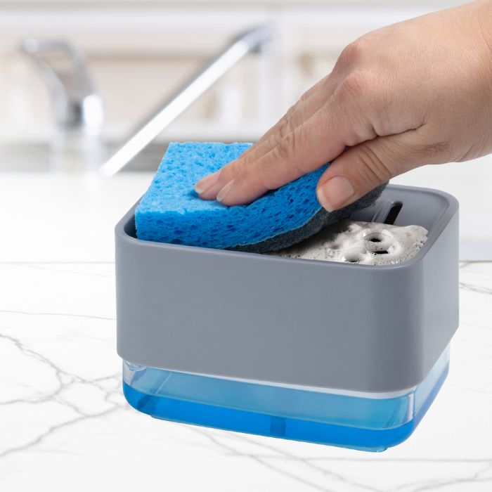 SOAP DISPENSING SPONGE HOLDER