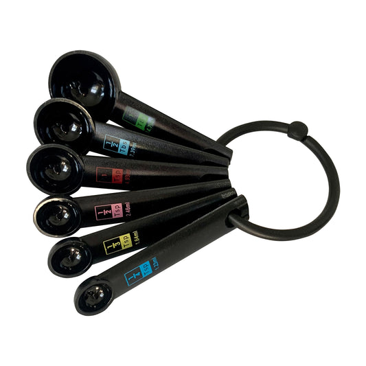 MEASURING SPOONS BLACK