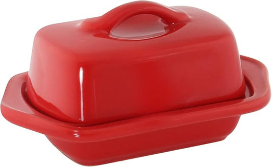 CHANTAL MINI BUTTER DISH RED