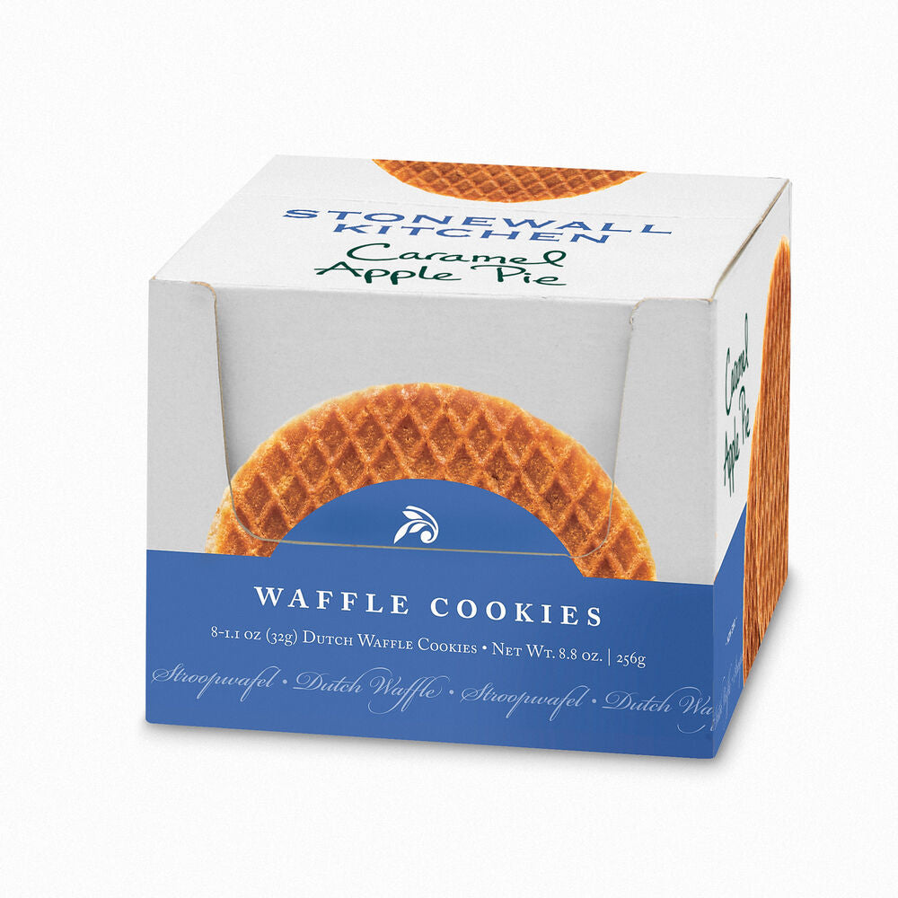 CARAMEL APPLE PIE WAFFLE COOKIES 8 PK