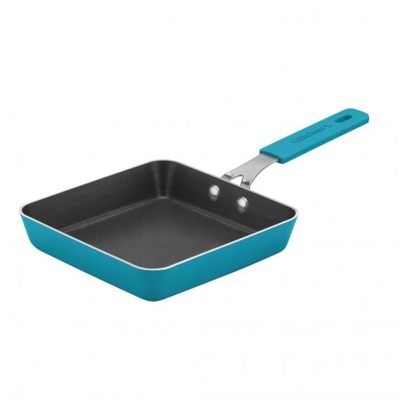 CUISINART MINI NONSTICK FRY PAN SQUARE 5.5" TURQUOISE