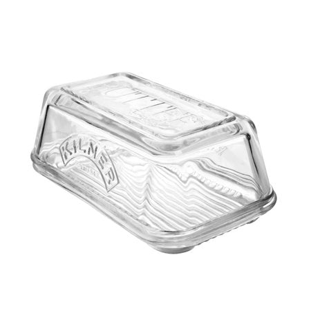 KILNER GLASS BUTTER DISH