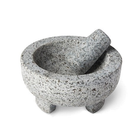 GRANITE MOLCAJETE MORTAR AND PESTEL