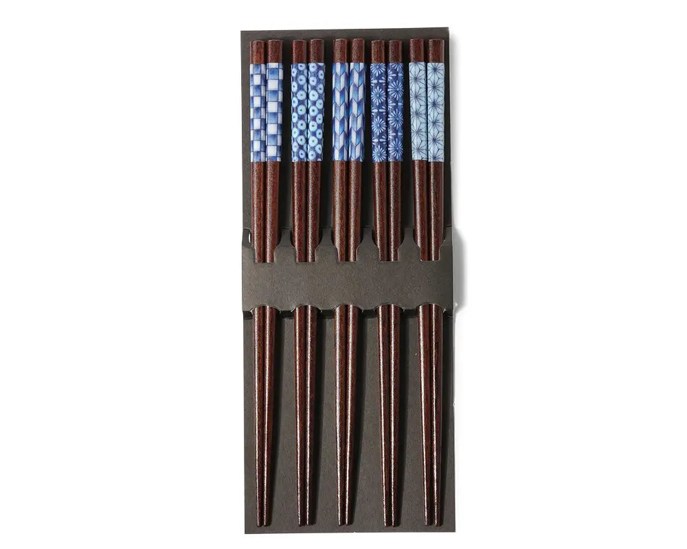 CHOP STICKS AIZOME PATTERNS SET OF 5