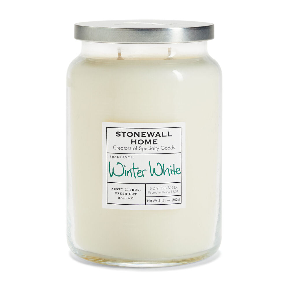 WINTER WHITE CANDLE 21.25 OZ