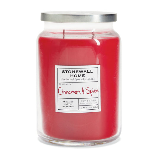 CINNAMON & SPICE CANDLE 21 OZ