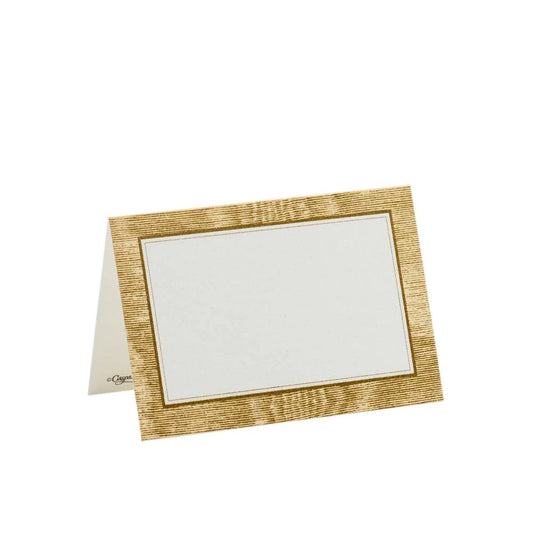 PLACE CARDS MOIRE GOLD