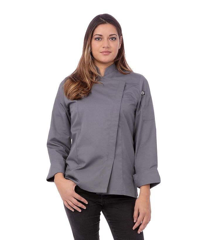 CHEFS JACKET SM GRY