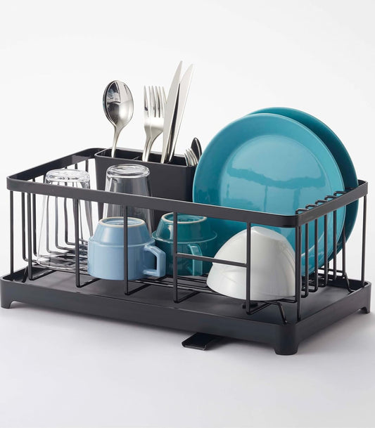 TOWER WIRE DISH DRAINER RACK BLACK