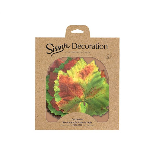 PARCHMENT LEAF TABLE DECO 20PK