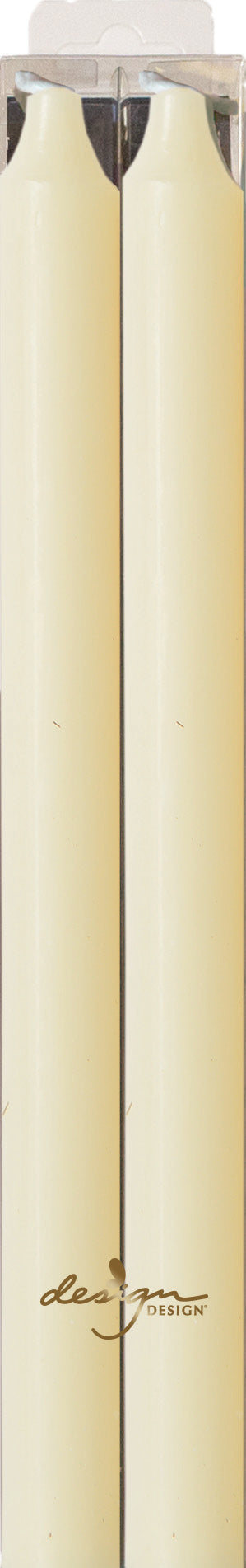 11" TAPER CANDLE CREAM