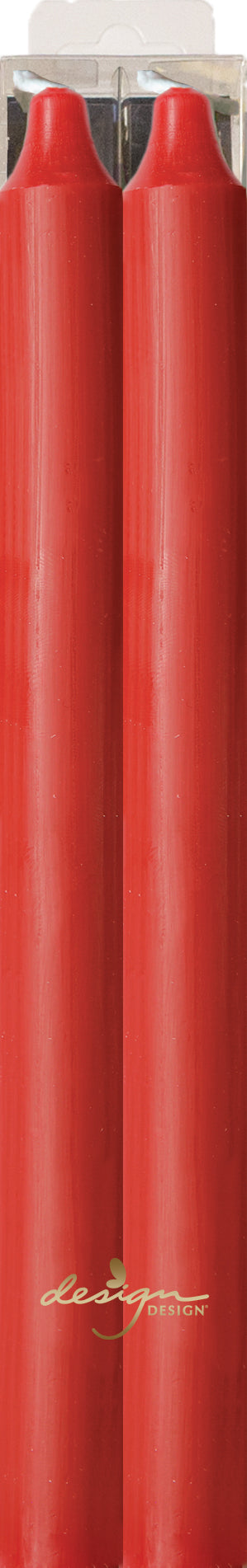 11" TAPER CANDLES RED