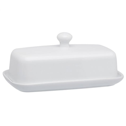 BUTTER DISH WHITE