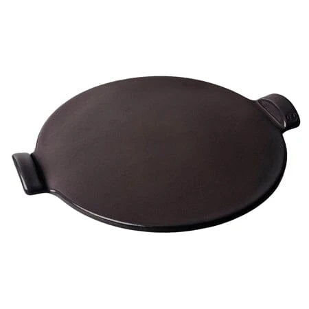 EMILE HENRY SMOOTH ROUND PIZZA STONE 14.5" CHARCOAL