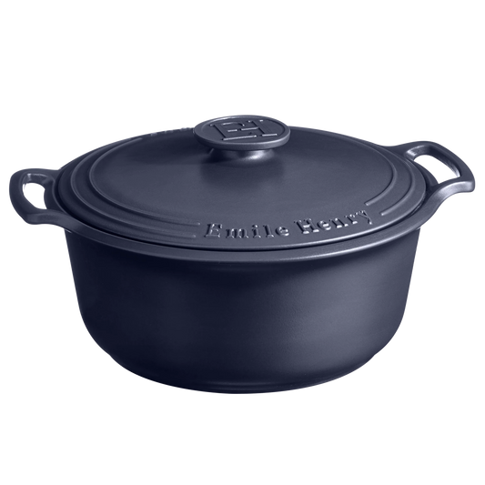 EMILE HENRY ROUND STEWPOT 4.5 QT INDIGO