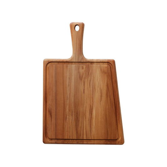 RECTANGLE CUTTING BOARD WITH HANDLE AND GROOVE