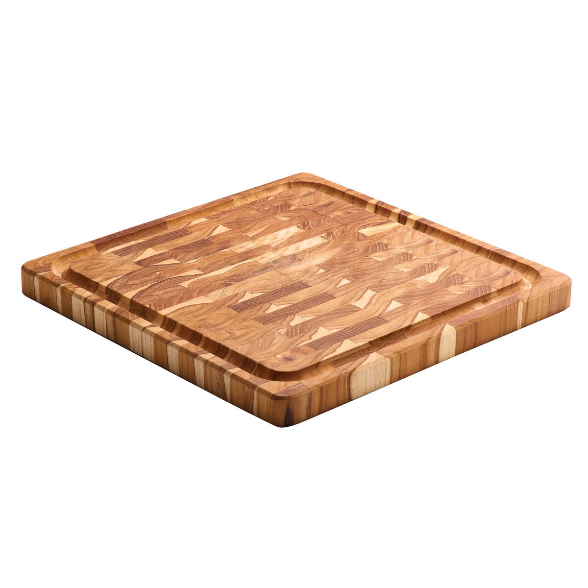 END GRAIN CHOPPING BOARD SQUARE 15.75"