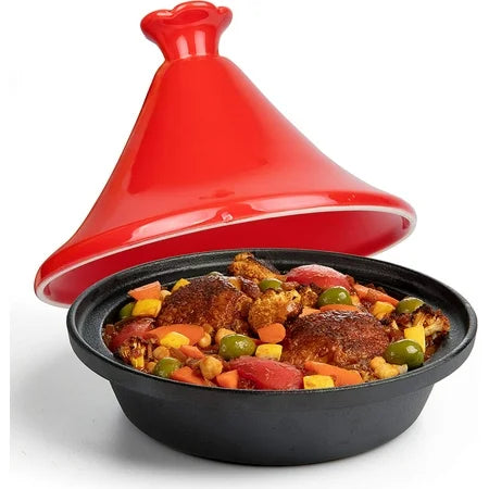 CAST IRON BASE TAGINE 4 QT