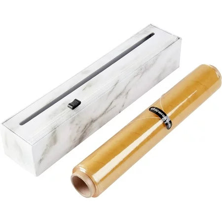 CHICWRAP PLASTIC WRAP DISPENSER MARBLE