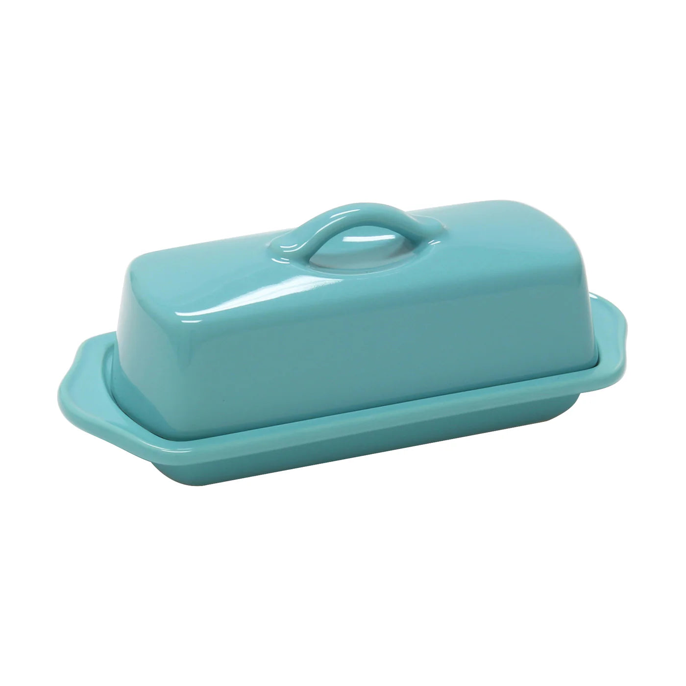 CHANTAL BUTTER DISH AQUA