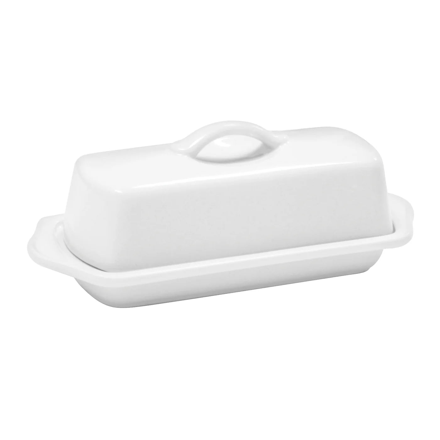 CHANTAL BUTTER DISH WHITE