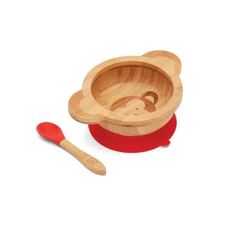 BAMBOO SUCTION BOWL MONKEY