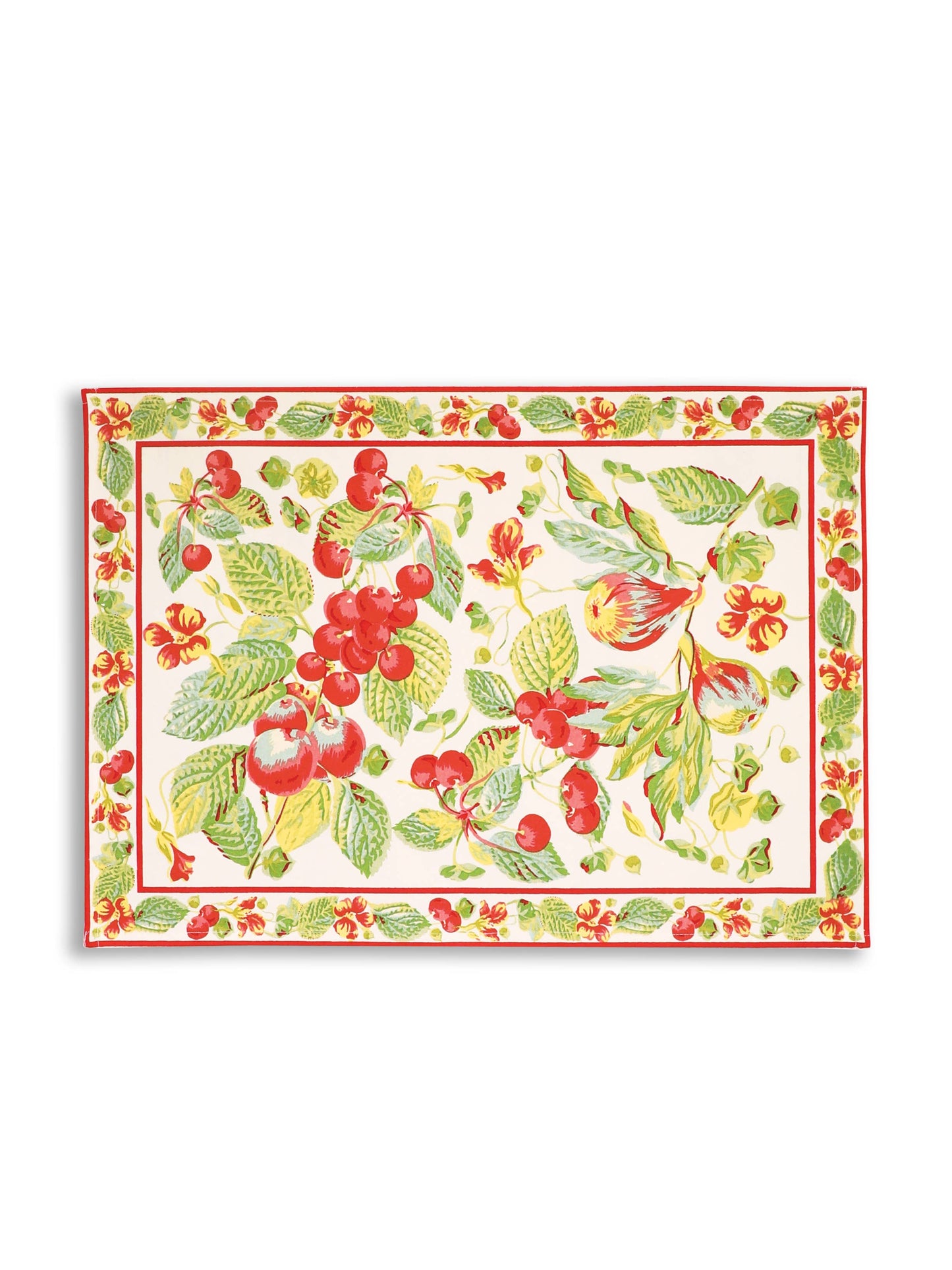 APRIL CORNELL PLACEMAT IN THE GARDEN ECRU