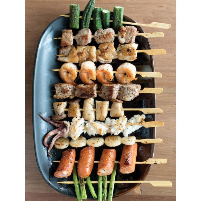 HELEN'S ASIAN FLAT BAMBOO SKEWERS 7"