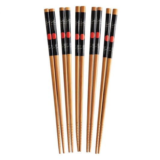 CHOPSTICKS BAMBOO 5 PAIRS