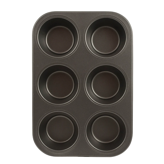 MUFFIN PAN NON-STICK 6 JUMBO