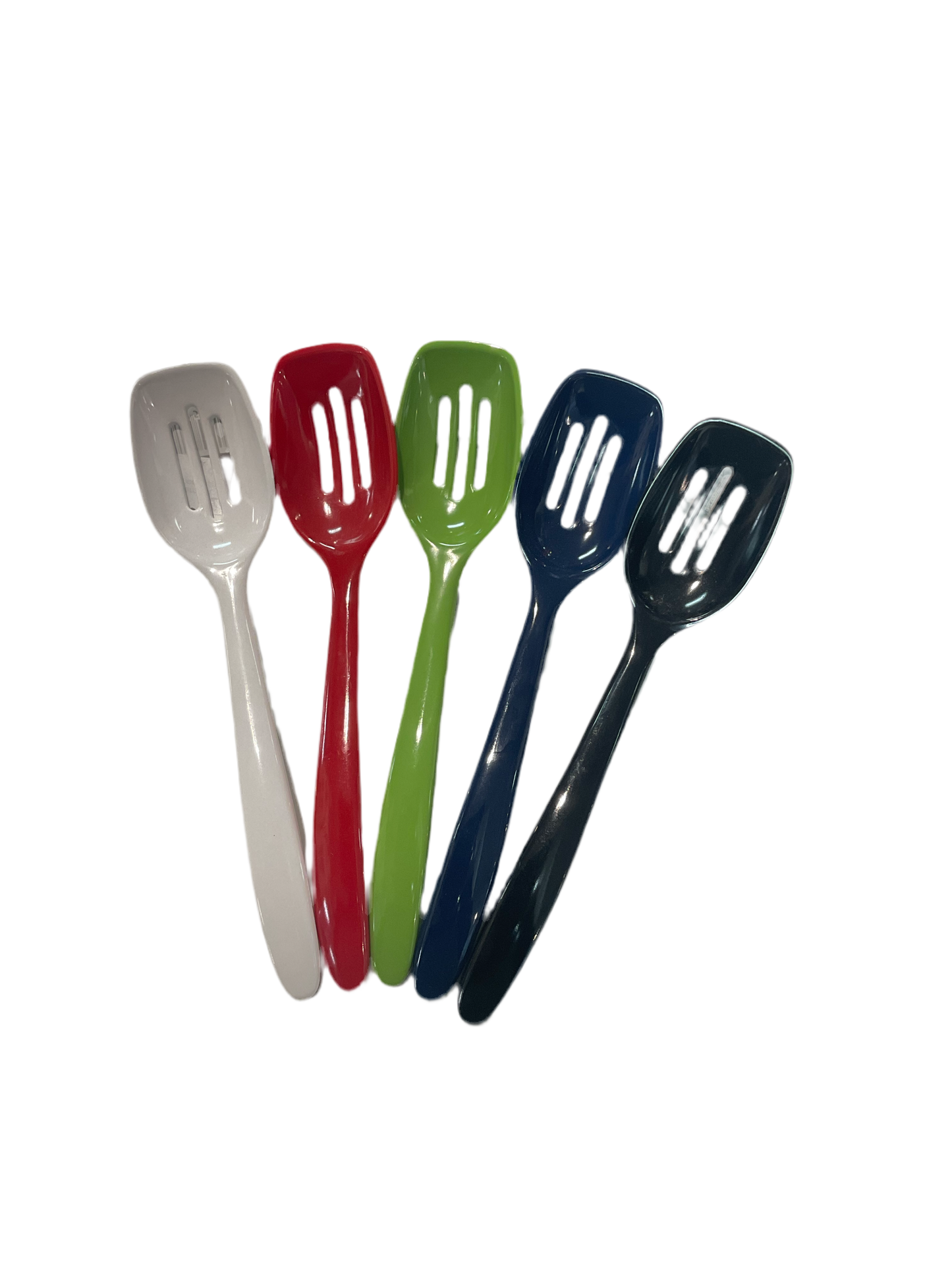 MELAMINE MINI SLOTTED SPOON 7.5"