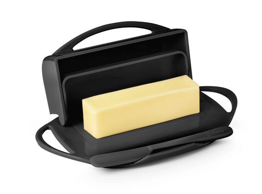 BUTTER DISH BLK