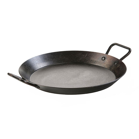 LODGE SEASONED CARBON STEEL DUAL HANDLE PAN 15"