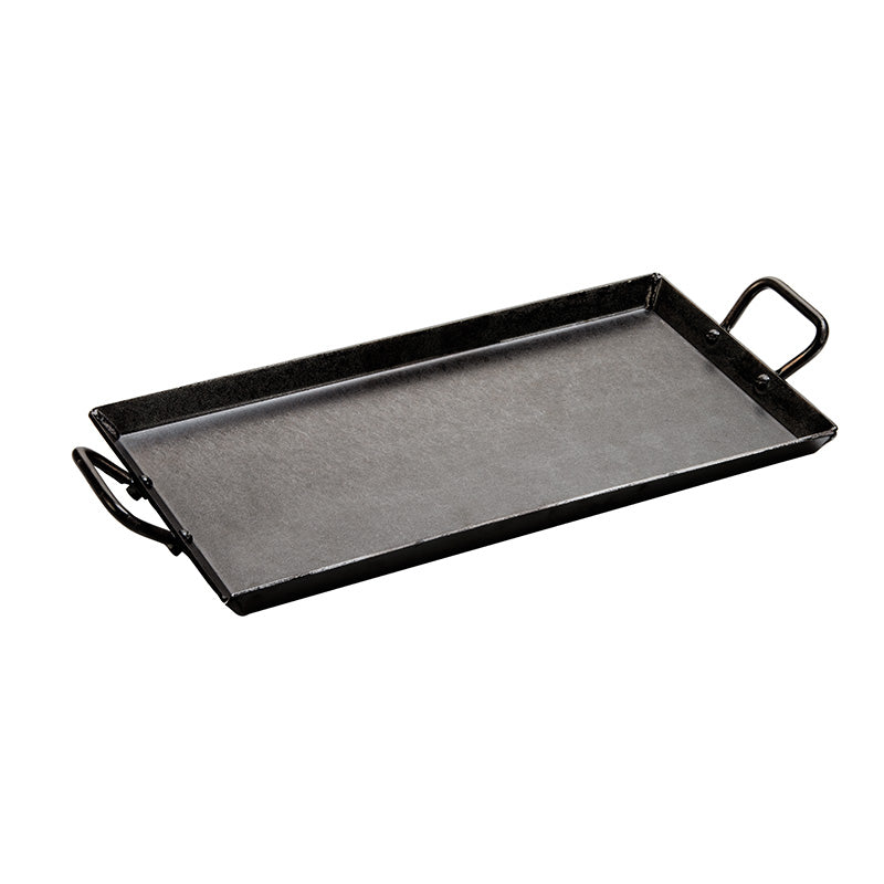 LODGE SEASONED CARBON STEEL GRIDDLE 18 X 10"