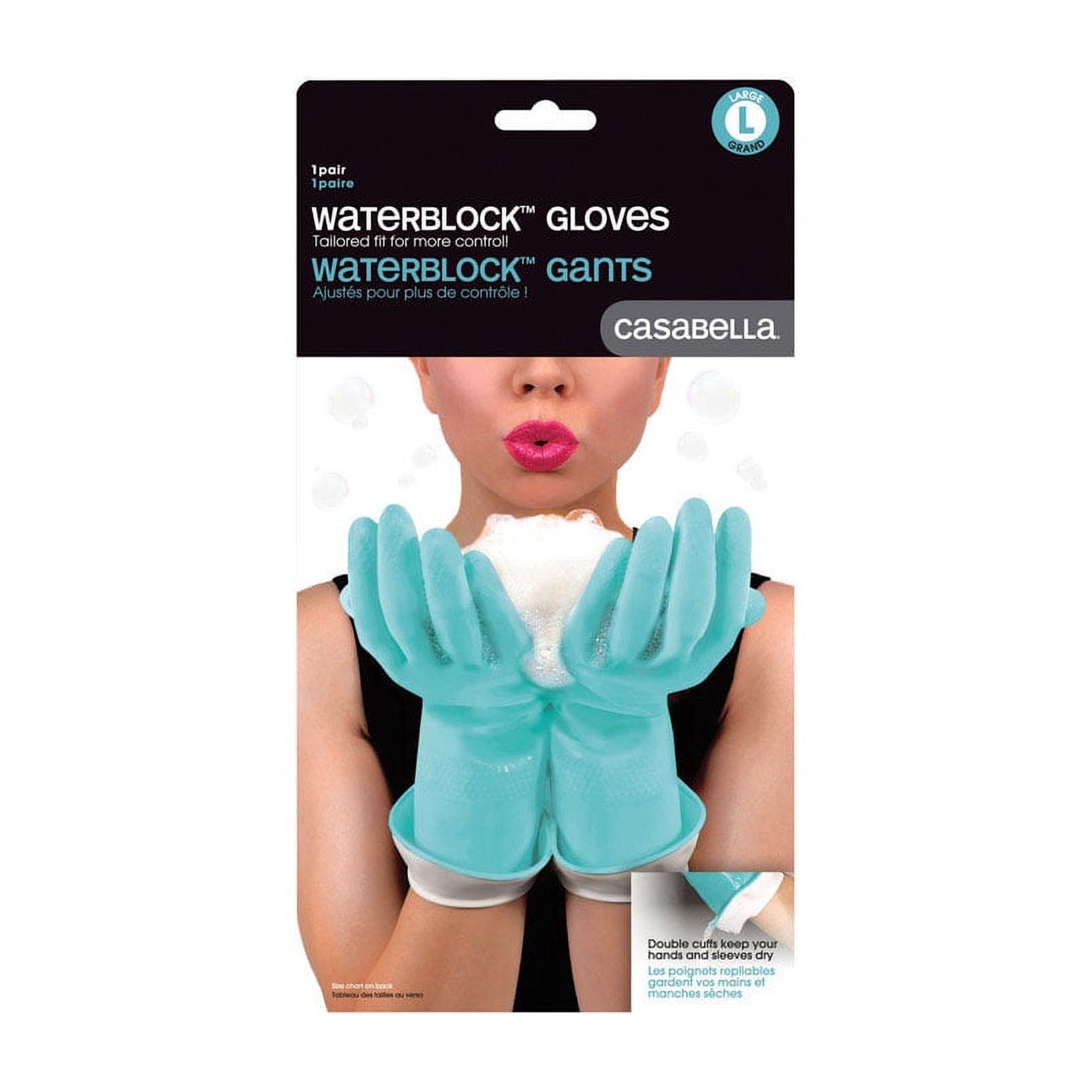 WATERBLOCK CLEANING GLOVES BLUE L