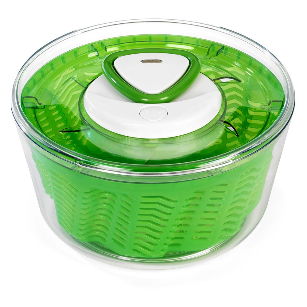 EASY SPIN SALAD SPINNER AQUAVENT LG GREEN