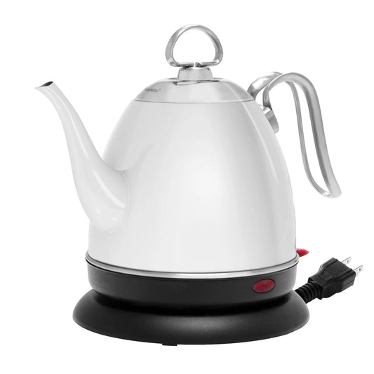 Stainless Steel Mia Ekettle™ - Electric Water Kettle (32 Oz.) White