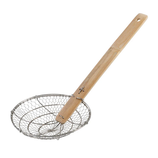 JOYCE CHEN SPIDER STRAINER 7" W/BAMBOO HANDLE