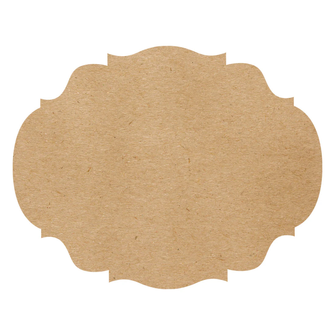 PAPER PLACEMATS KRAFT FRENCH FRAME 24 PK