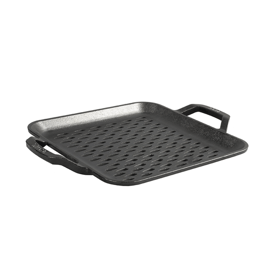 LODGE CHEF COLLECTION CAST IRON SQUARE GRILL TOPPER 11"