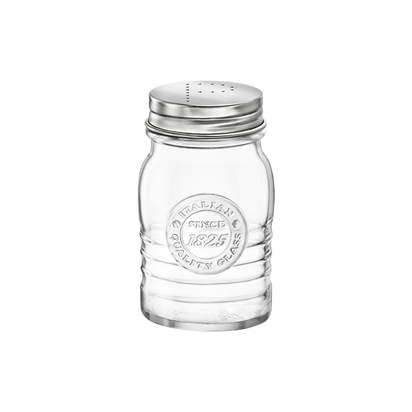 CLEAR JAR PEPPER SHAKER