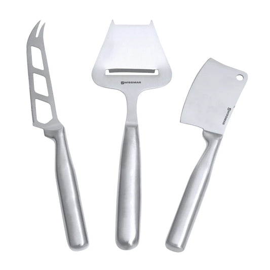 STAINLESS STEEL CHEESE KNIFE 3 PC SET