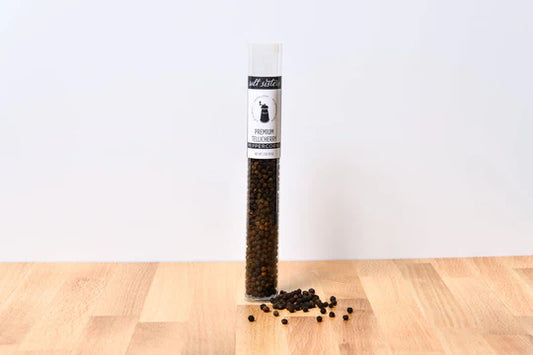 SALT SISTERS PREMIUM TELLICHERRY PEPPERCORNS 2 OZ