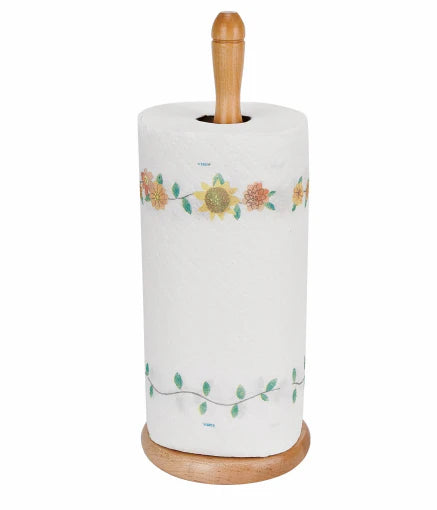 WOOD PAPER TOWEL HOLDER