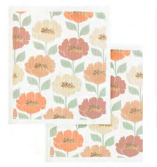 SWEDISH SPONGE CLOTH DAYDREAM FLORAL 2/PK