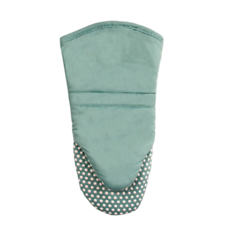 SILICONE DOT OVEN MITT DEW