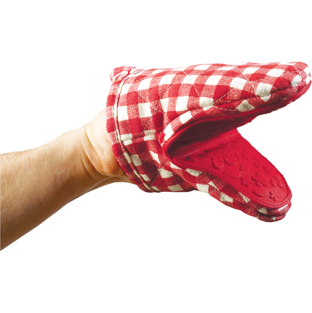 SILICONE GINGHAM MINI MITT